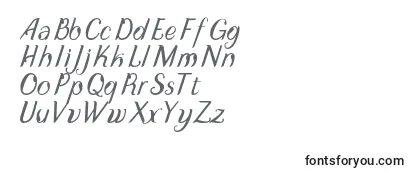 Fonte Disguise Display  italic