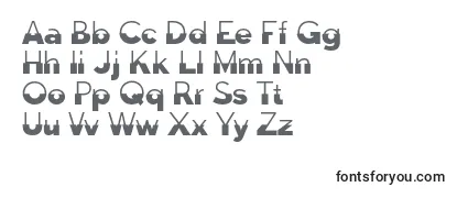 Überblick über die Schriftart Disoluta font FFP