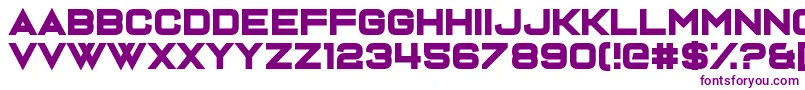 Шрифт Dispence – фиолетовые шрифты на белом фоне