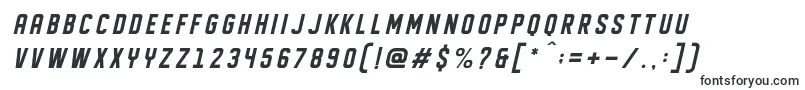 DISPLAYED Oblique Font – Fixed-width Fonts