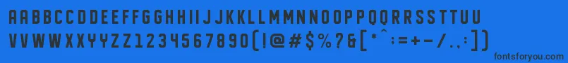 Подробнее о шрифте DISPLAYED Шрифт DISPLAYED – чёрные шрифты на синем фоне