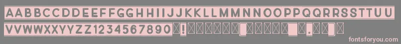 fuente Diverplate – Fuentes Rosadas Sobre Fondo Gris
