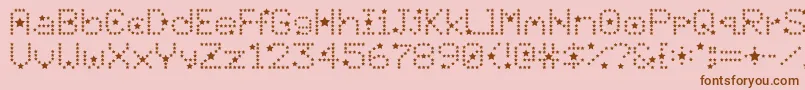 DIVO     Font – Brown Fonts on Pink Background