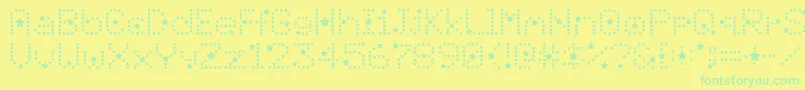 Więcej informacji o czcionce DIVO Czcionka DIVO – zielone czcionki na żółtym tle