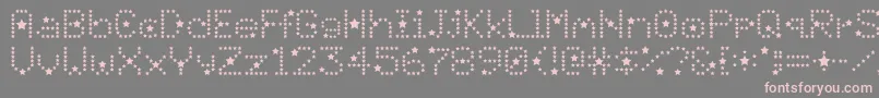 DIVO     Font – Pink Fonts on Gray Background