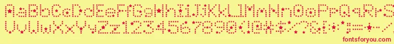 DIVO     Font – Red Fonts on Yellow Background