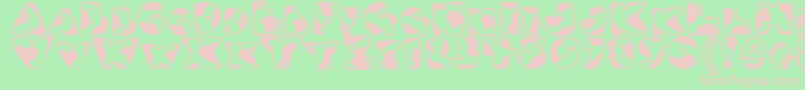 Подробнее о шрифте Djmoo Шрифт Djmoo – розовые шрифты на зелёном фоне