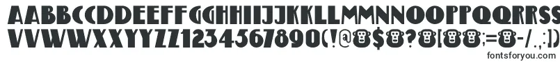 Шрифт DK Bungehuis – ретро шрифты