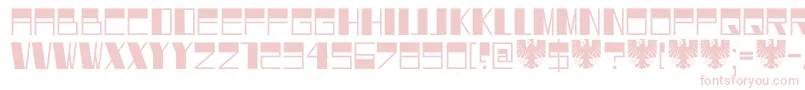 DK Dortmunder Ecke Font – Pink Fonts on White Background