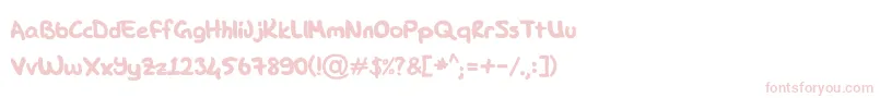 DK Hand Font – Pink Fonts
