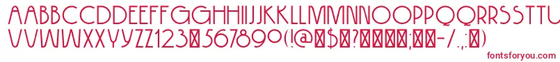 DK Hokitika Font – Red Fonts