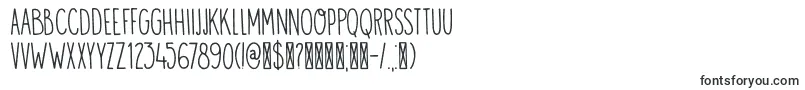 DK Visum-fontti – Alkavat D:lla olevat fontit