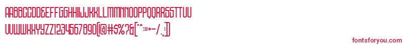 DNS Gibsons Demo Font – Red Fonts on White Background