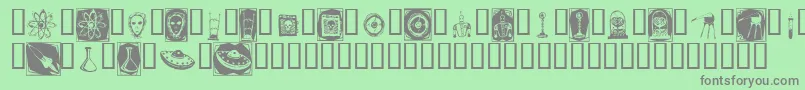 DOCNB    Font – Gray Fonts on Green Background