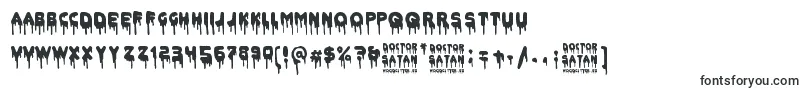Шрифт Doctor Satan – ужасные шрифты
