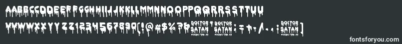 Doctor Satan Font – White Fonts