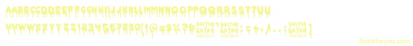 Doctor Satan Font – Yellow Fonts