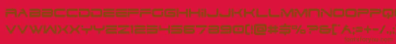 More about dodger3 1cond Font dodger3 1cond Font – Brown Fonts on Red Background