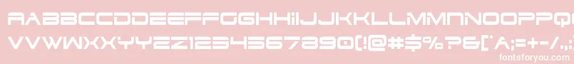 Шрифт dodger3 1cond – белые шрифты на розовом фоне