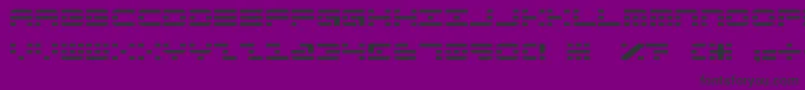 フォントAldosNova – 紫の背景に黒い文字