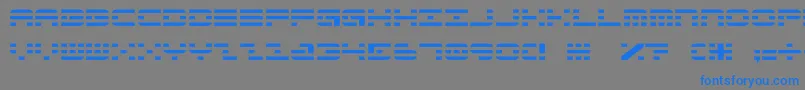AldosNova Font – Blue Fonts on Gray Background