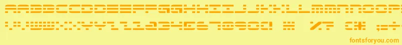 AldosNova Font – Orange Fonts on Yellow Background