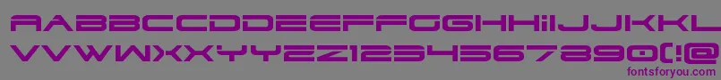 dodger3 1expand-Schriftart – Violette Schriften auf grauem Hintergrund