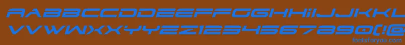 More about dodger3 1expandital Font dodger3 1expandital Font – Blue Fonts on Brown Background