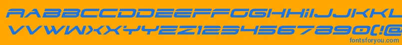 En savoir plus sur la police dodger3 1expandital Police dodger3 1expandital – polices bleues sur fond orange