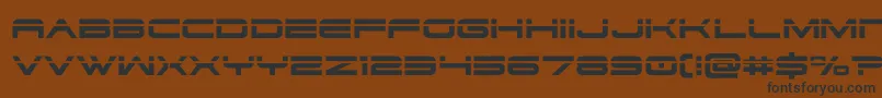 dodger3 1laser Font – Black Fonts on Brown Background