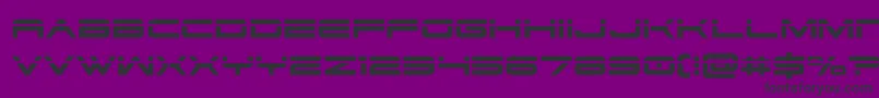 dodger3 1laser Font – Black Fonts on Purple Background