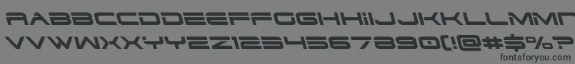 dodger3 1left-Schriftart – Schwarze Schriften auf grauem Hintergrund