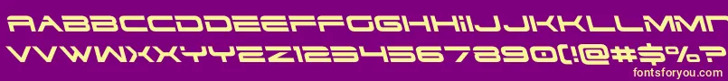 More about dodger3 1left Font dodger3 1left Font – Yellow Fonts on Purple Background