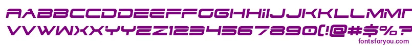 dodger3 1semital Font – Purple Fonts on White Background