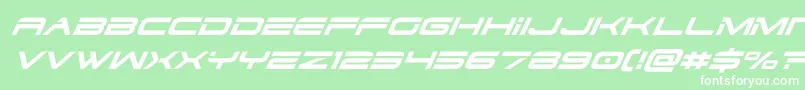 Police dodger3 1superital – polices blanches sur fond vert