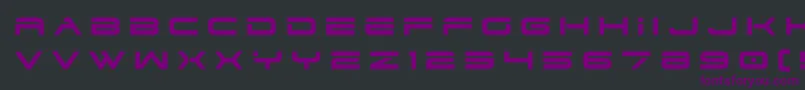 dodger3 1title Font – Purple Fonts on Black Background