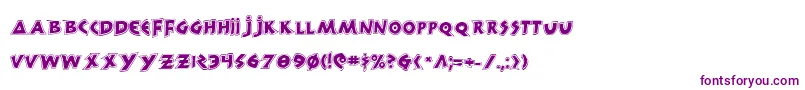 300trojansg Font – Purple Fonts on White Background