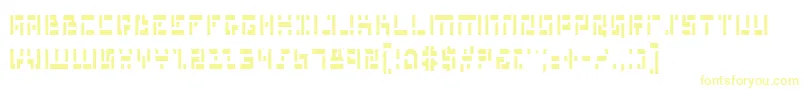 Mmanc Font – Yellow Fonts on White Background