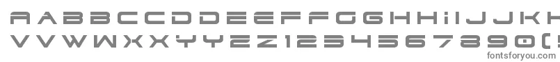 フォントdodger3 1title – 白い背景に灰色の文字