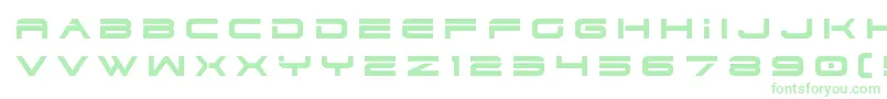 dodger3 1title Font – Green Fonts on White Background