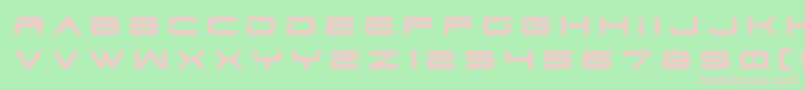 dodger3 1title Font – Pink Fonts on Green Background