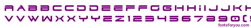 dodger3 1title Font – Purple Fonts on White Background