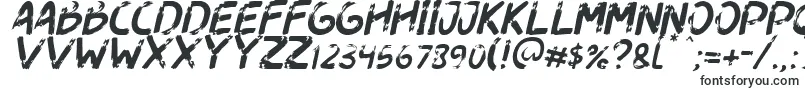 Шрифт Dogfight Italic – высокие шрифты
