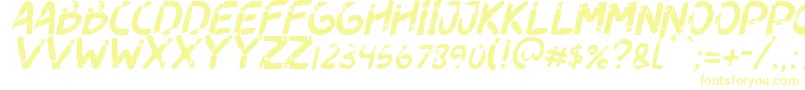 Dogfight Italic Font – Yellow Fonts