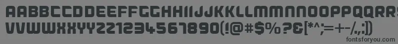 Dogfish Font – Black Fonts on Gray Background
