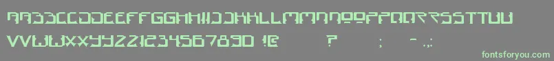Dogma-fontti – vihreät fontit harmaalla taustalla