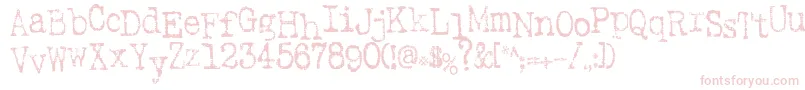 SaInkspot Font – Pink Fonts on White Background