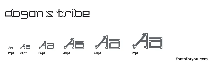 Dogon s tribe Font Sizes