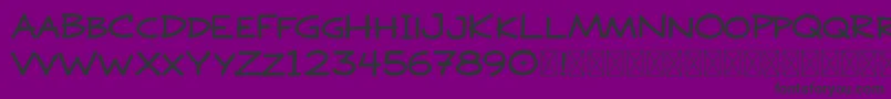 DOJO PEN MASTER DEMO Font – Black Fonts on Purple Background