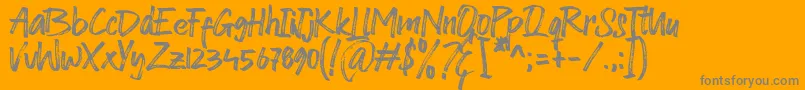 fuente Dolato de Stato Font – Fuentes Grises Sobre Fondo Naranja